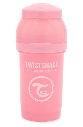 Детского антиколиковая бутылочка TWISTSHAKE розового цвета по цене 800 руб., арт. 78249 | Фото 1 Детского антиколиковая бутылочка TWISTSHAKE розового цвета, арт. 78249 | Фото 1