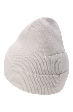 Детского хлопковая шапка MM6 белого цвета, арт. M60142-MM061 | Фото 2 (Материал: Текстиль, Хлопок)