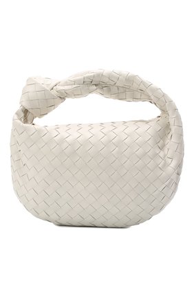 Женская сумка jodie BOTTEGA VENETA белого цвета, арт. 690225/VCPP0 | Фото 1 (Материал: Натуральная кожа; Размер: large; Сумки-технические: Сумки top-handle)