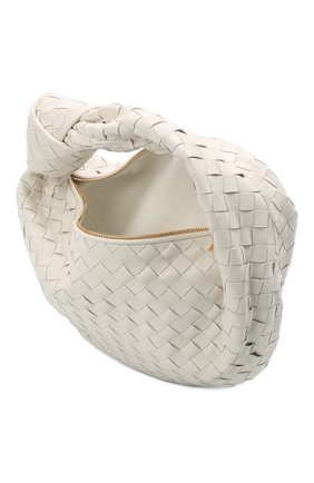 Женская сумка jodie teen BOTTEGA VENETA белого цвета по цене 198500 руб., арт. 690225/VCPP0 | Фото 5 Женская сумка jodie teen BOTTEGA VENETA белого цвета, арт. 690225/VCPP0 | Фото 5 (Сумки-технические: Сумки top-handle; Материал: Натуральная кожа; Размер: large)