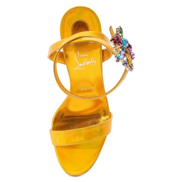 фото Кожаные босоножки goldie joli 100 christian louboutin