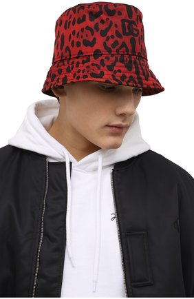 Мужская панама DOLCE & GABBANA красного цвета по цене 44750 руб., арт. GH701A/FHMJ0 | Фото 2 Мужская панама DOLCE & GABBANA красного цвета, арт. GH701A/FHMJ0 | Фото 2 (Материал: Текстиль, Синтетический материал)