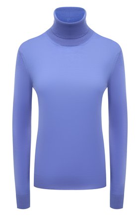 Женская кашемировая водолазка RALPH LAUREN голубого цвета, арт. 290615195 | Фото 1 (Материал внешний: Кашемир, Шерсть; Рукава: Длинные; Длина (для топов): Стандартные; Стили: Кэжуэл; Женское Кросс-КТ: Водолазка-одежда)