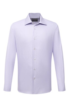 Мужская хлопковая сорочка CANALI сиреневого цвета по цене 33350 руб., арт. XX05/GX02028 | Фото 1 Мужская хлопковая сорочка CANALI сиреневого цвета, арт. XX05/GX02028 | Фото 1 (Рукава: Длинные; Материал внешний: Хлопок; Длина (для топов): Стандартные; Случай: Формальный; Стили: Классический; Рубашки М: Regular Fit; Манжеты: На пуговицах; Принт: Клетка; Воротник: Акула)