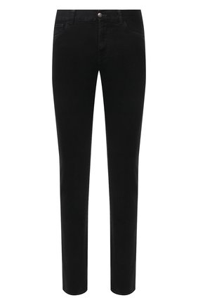 Мужские джинсы CANALI черного цвета, арт. 91700/PD00841 | Фото 1 (Длина (брюки, джинсы): Стандартные; Материал внешний: Хлопок, Деним; Кросс-КТ: Деним; Силуэт М (брюки): Прямые; Стили: Кэжуэл, Классический)
