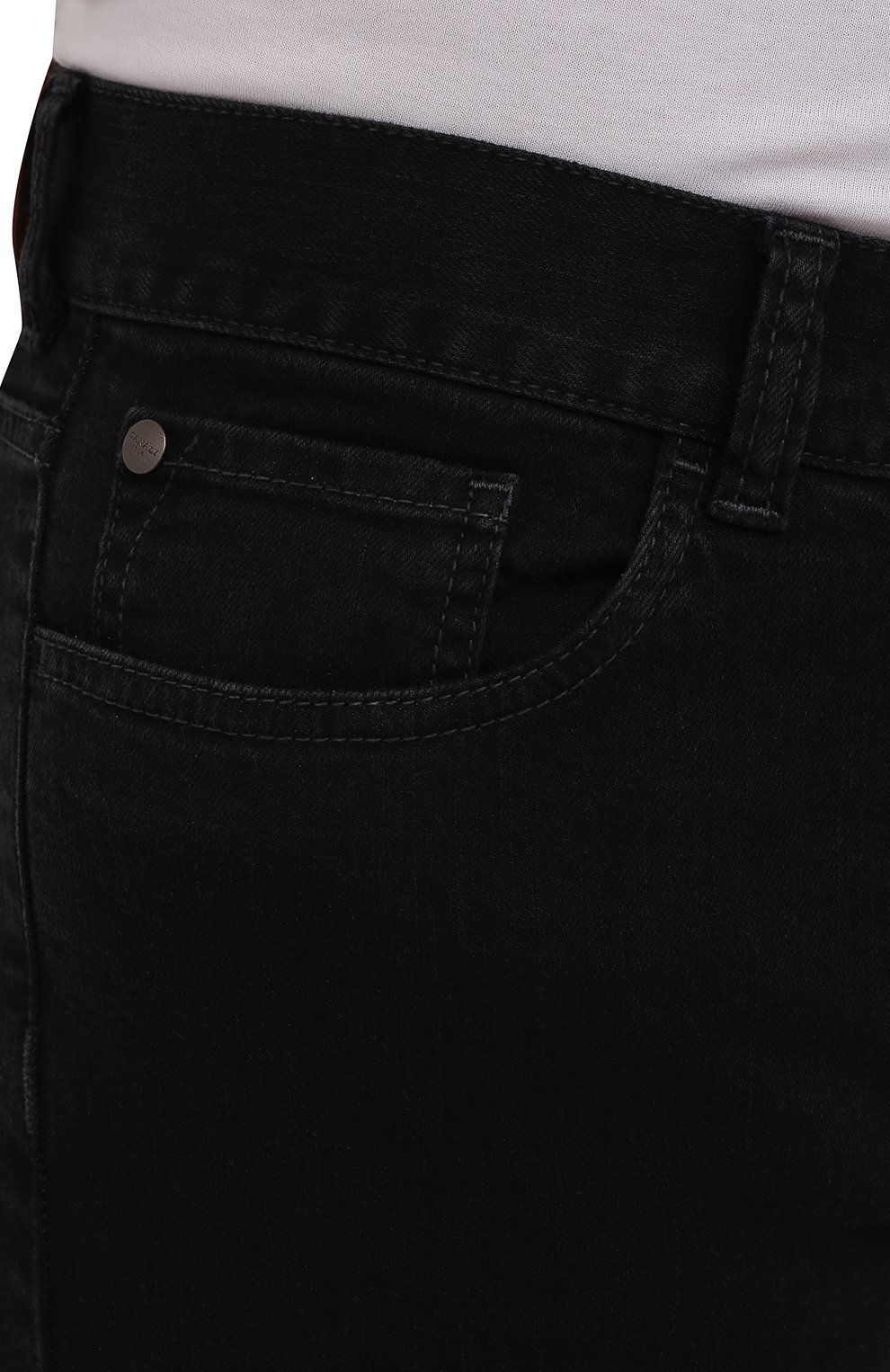 Мужские джинсы CANALI черного цвета, арт. 91700/PD00841 | Фото 5 (Силуэт М (брюки): Прямые; Кросс-КТ: Деним; Длина (брюки, джинсы): Стандартные; Материал внешний: Хлопок, Деним; Стили: Классический, Кэжуэл)