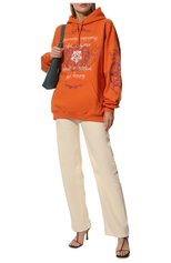Мужского хлопковое худи VETEMENTS оранжевого цвета, арт. UE52TR480X 1605/M | Фото 2 (Принт: С принтом; Мужское Кросс-КТ: Худи-одежда; Стили: Спорт-шик)