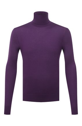 Мужской водолазка из кашемира и шелка DOLCE & GABBANA фиолетового цвета по цене 82950 руб., арт. GXE65T/JBMS7 | Фото 1 Мужской водолазка из кашемира и шелка DOLCE & GABBANA фиолетового цвета, арт. GXE65T/JBMS7 | Фото 1 (Материал внешний: Шерсть, Кашемир, Шелк; Рукава: Длинные; Длина (для топов): Стандартные; Мужское Кросс-КТ: Водолазка-одежда; Стили: Кэжуэл; Принт: Без принта)