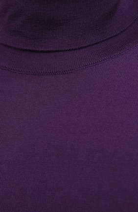 Мужской водолазка из кашемира и шелка DOLCE & GABBANA фиолетового цвета, арт. GXE65T/JBMS7 | Фото 5 (Материал внешний: Шерсть, Шелк, Кашемир; Рукава: Длинные; Принт: Без принта; Длина (для топов): Стандартные; Мужское Кросс-КТ: Водолазка-одежда; Стили: Кэжуэл)