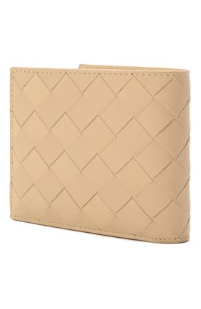 Мужской кожаное портмоне BOTTEGA VENETA бежевого цвета по цене 49800 руб., арт. 605721/VCPQ4 | Фото 2 Мужской кожаное портмоне BOTTEGA VENETA бежевого цвета, арт. 605721/VCPQ4 | Фото 2 (Материал: Натуральная кожа)