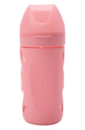 Детского стеклянная антиколиковая бутылка TWISTSHAKE розового цвета, арт. 78582 | Фото 1 (Кросс-КТ НВ: Бутылочки; Региональные ограничения белый список (Axapta Mercury): RU)
