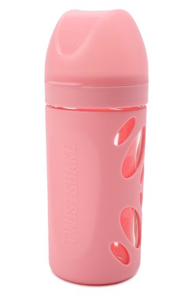 Детского стеклянная антиколиковая бутылка TWISTSHAKE розового цвета, арт. 78582 | Фото 2