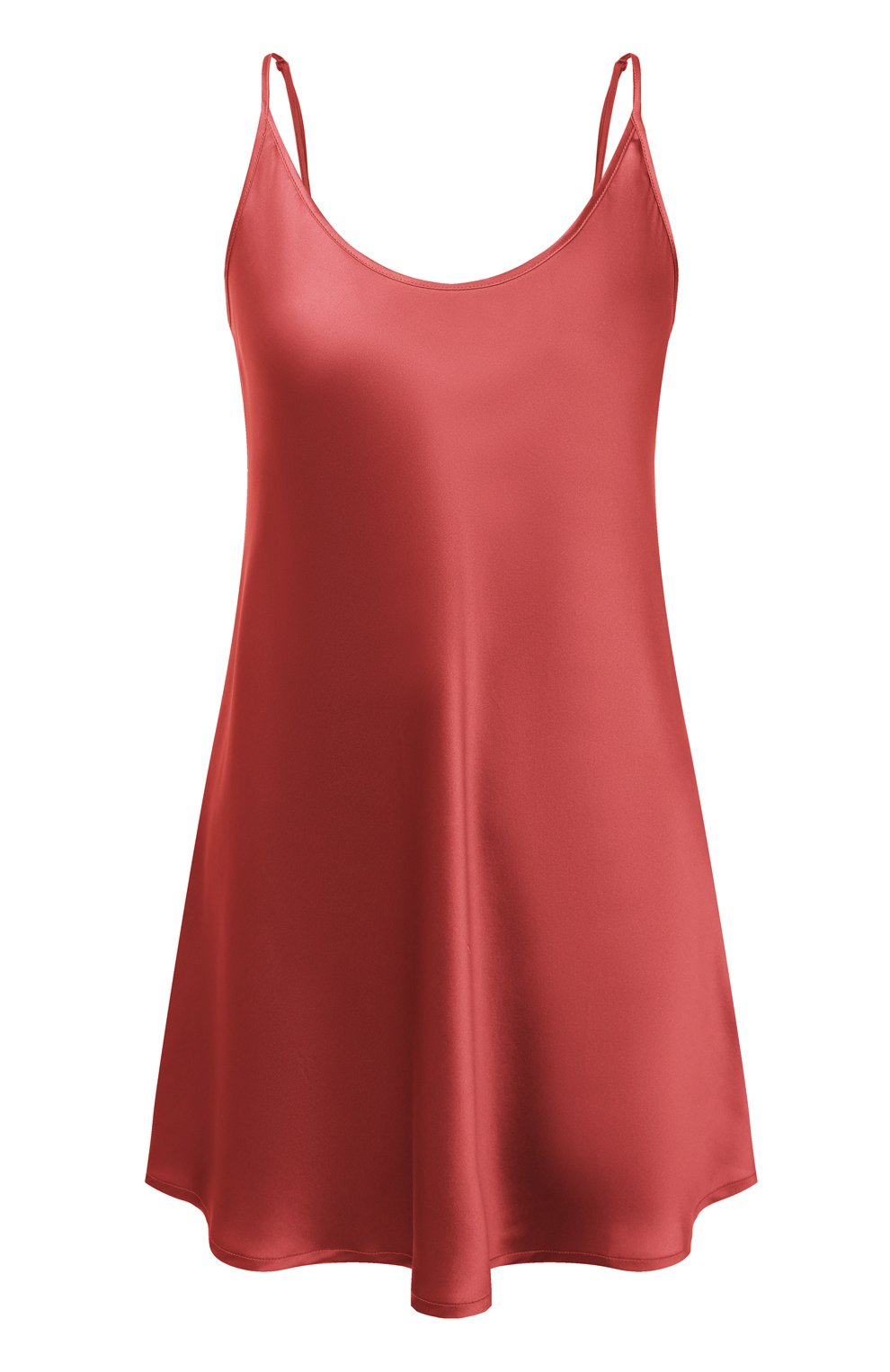 Женская шелковая сорочка LA PERLA розового цвета, арт. 0020291 | Фото 1 (Материал внешний: Шелк)