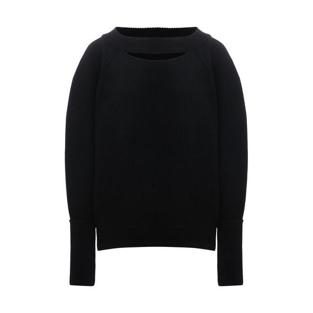 Пуловер из шерсти и кашемира Dorothee Schumacher черного цвета