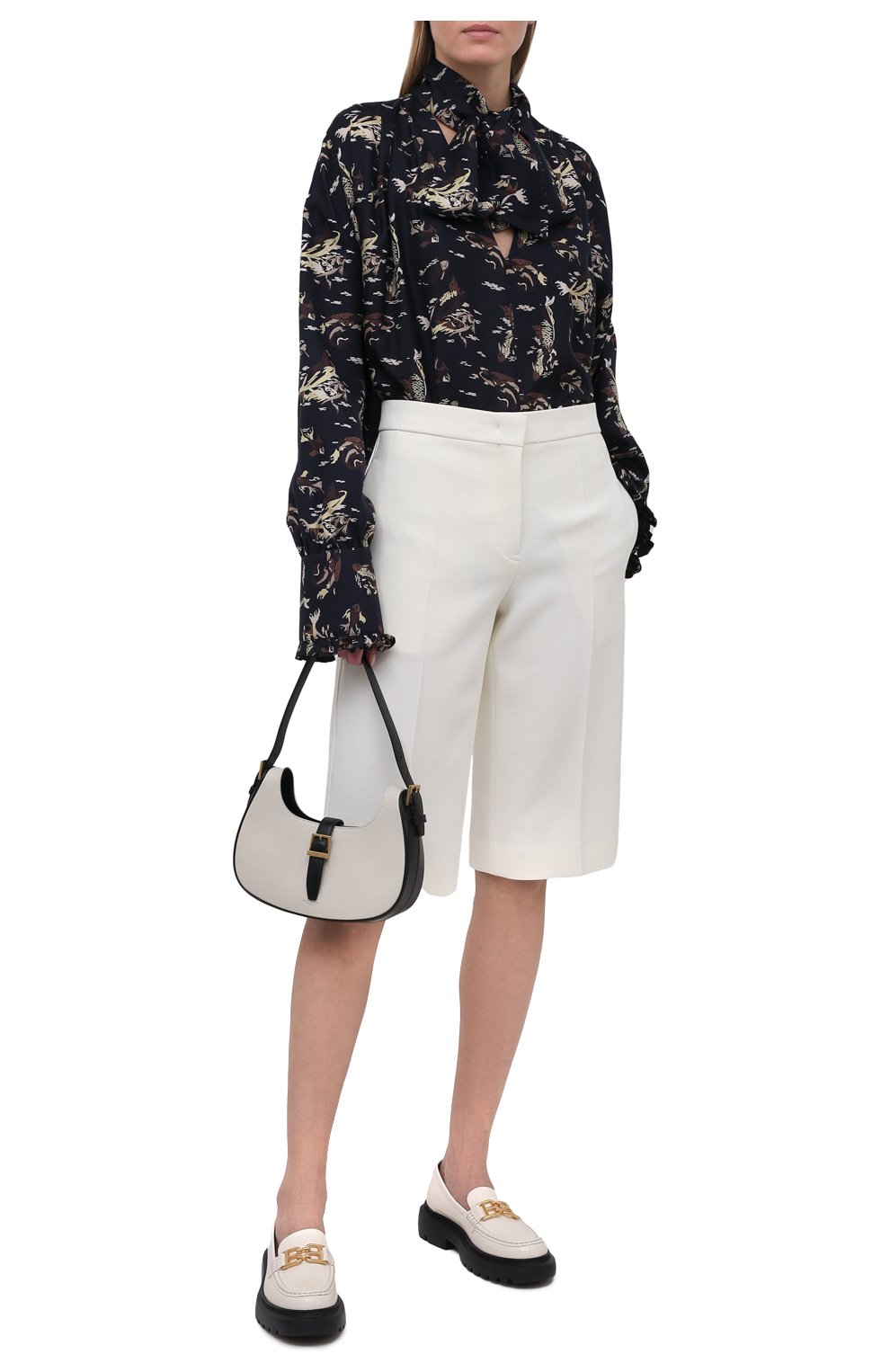 Женские кожаные лоферы BALLY белого цвета, арт. WF0002/VT172 | Фото 2 (Подошва: Платформа; Материал внешний: Кожа; Каблук высота: Низкий; Материал внутренний: Натуральная кожа)