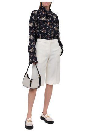 Женские кожаные лоферы BALLY белого цвета, арт. WF0002/VT172 | Фото 2 (Каблук высота: Низкий; Подошва: Платформа; Материал внутренний: Натуральная кожа; Материал внешний: Кожа)