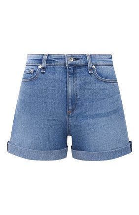 Женские джинсовые шорты RAG&BONE голубого цвета по цене 21100 руб., арт. WDD21S1901CLHA | Фото 1 Женские джинсовые шорты RAG&BONE голубого цвета, арт. WDD21S1901CLHA | Фото 1 (Длина Ж (юбки, платья, шорты): Мини; Материал внешний: Хлопок, Деним; Кросс-КТ: Деним; Женское Кросс-КТ: Шорты-одежда; Стили: Гранж)