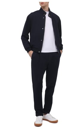 Мужские комбинированные кеды GIORGIO ARMANI белого цвета по цене 66750 руб., арт. X2X159/XN152 | Фото 2 Мужские комбинированные кеды GIORGIO ARMANI белого цвета, арт. X2X159/XN152 | Фото 2 (Подошва: Плоская; Материал внутренний: Текстиль, Натуральная кожа; Материал внешний: Текстиль; Материал утеплителя: Без утеплителя)