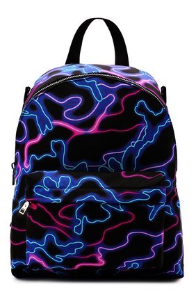 Мужской текстильный рюкзак neon camou VALENTINO разноцветного цвета, арт. XY2B0A98/ZFH | Фото 1 (Размер: large; Материал: Текстиль; Стили: Кэжуэл)