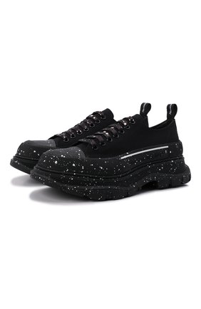 Мужские текстильные кроссовки tread slick ALEXANDER MCQUEEN черного цвета по цене 74150 руб., арт. 682414/W4MVI | Фото 1 Мужские текстильные кроссовки tread slick ALEXANDER MCQUEEN черного цвета, арт. 682414/W4MVI | Фото 1 (Материал внешний: Текстиль; Материал внутренний: Натуральная кожа; Подошва: Массивная; Материал утеплителя: Без утеплителя; Стили: Классический; Длина стельки: 26,0, 26,6, 27,3, 27,6, 28,0, 28,3, 28,7, 29,0, 29,3, 29,6, 30,0, 30,7)