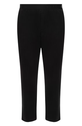 Мужские хлопковые домашние брюки CALVIN KLEIN черного цвета, арт. NM2189E | Фото 1 (Материал внешний: Хлопок; Длина (брюки, джинсы): Стандартные; Кросс-КТ: домашняя одежда)