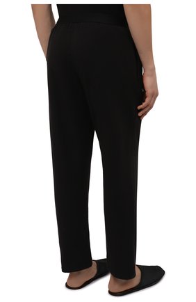 Мужские хлопковые домашние брюки CALVIN KLEIN черного цвета, арт. NM2189E | Фото 4 (Длина (брюки, джинсы): Стандартные; Кросс-КТ: домашняя одежда; Материал внешний: Хлопок)