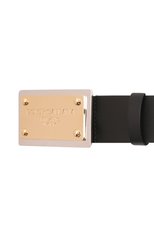 Мужской кожаный ремень DOLCE & GABBANA черного цвета, арт. BC4676/AX622 | Фото 4 (Случай: Повседневный; Материал: Натуральная кожа)