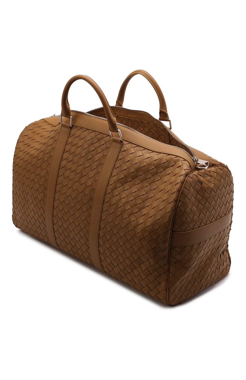 Мужская кожаная дорожная сумка BOTTEGA VENETA светло-коричневого цвета по цене 485000 руб., арт. 650061/V0E51 | Фото 5 Мужская кожаная дорожная сумка BOTTEGA VENETA светло-коричневого цвета, арт. 650061/V0E51 | Фото 5 (Материал: Натуральная кожа; Ремень/цепочка: На ремешке; Размер: large)