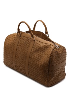 Мужская кожаная дорожная сумка BOTTEGA VENETA светло-коричневого цвета по цене 485000 руб., арт. 650061/V0E51 | Фото 5 Мужская кожаная дорожная сумка BOTTEGA VENETA светло-коричневого цвета, арт. 650061/V0E51 | Фото 5 (Материал: Натуральная кожа; Ремень/цепочка: На ремешке; Размер: large)