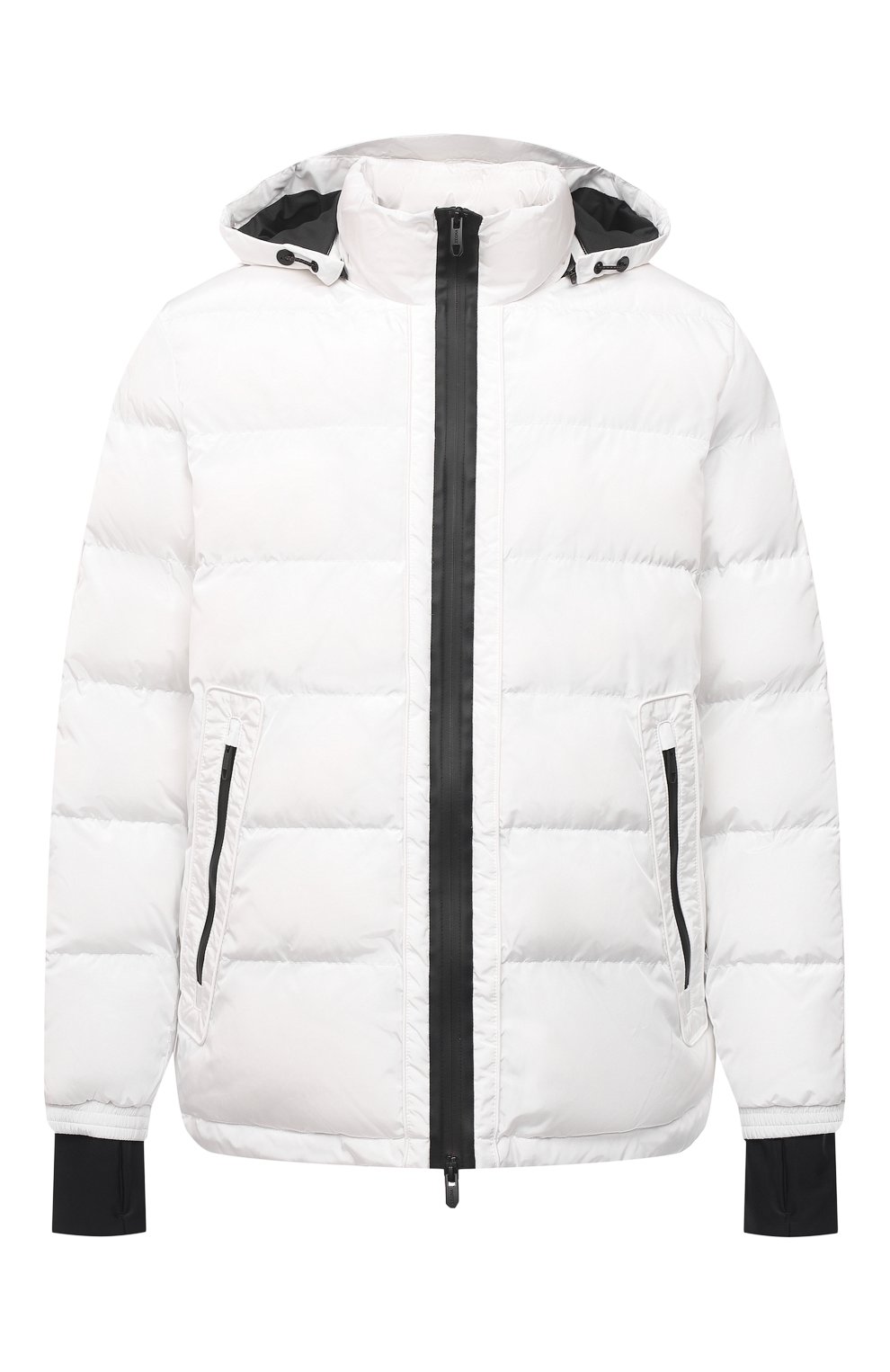Мужская утепленная куртка the outdoor capsule ERMENEGILDO ZEGNA белого цвета, арт. VZ020/ZZJ151 | Фото 1 (Кросс-КТ: Куртка; Рукава: Длинные; Материал внешний: Синтетический материал; Мужское Кросс-КТ: утепленные куртки; Стили: Спорт-шик; Материал подклада: Синтетический материал; Длина (верхняя одежда): Короткие)