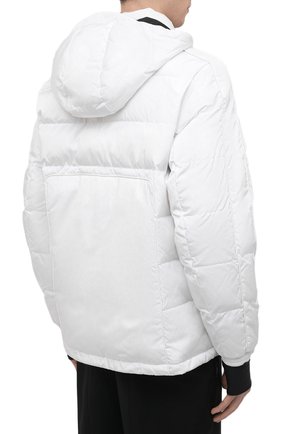 Мужская утепленная куртка the outdoor capsule ERMENEGILDO ZEGNA белого цвета, арт. VZ020/ZZJ151 | Фото 4 (Кросс-КТ: Куртка; Рукава: Длинные; Материал внешний: Синтетический материал; Мужское Кросс-КТ: утепленные куртки; Стили: Спорт-шик; Материал подклада: Синтетический материал; Длина (верхняя одежда): Короткие)