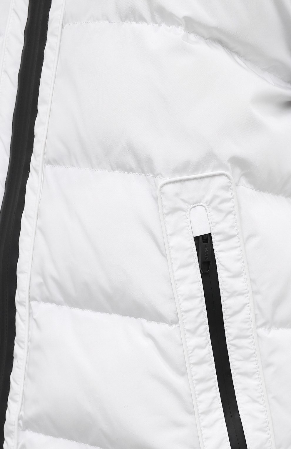 Мужская утепленная куртка the outdoor capsule ERMENEGILDO ZEGNA белого цвета, арт. VZ020/ZZJ151 | Фото 5 (Кросс-КТ: Куртка; Рукава: Длинные; Материал внешний: Синтетический материал; Мужское Кросс-КТ: утепленные куртки; Стили: Спорт-шик; Материал подклада: Синтетический материал; Длина (верхняя одежда): Короткие)