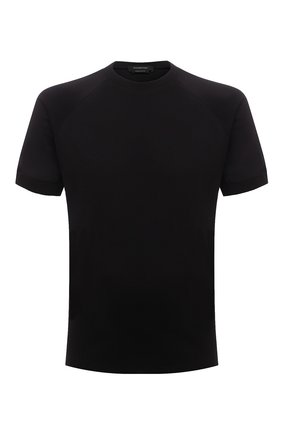 Мужская хлопковая футболка ERMENEGILDO ZEGNA черного цвета по цене 43950 руб., арт. UZ390/706 | Фото 1 Мужская хлопковая футболка ERMENEGILDO ZEGNA черного цвета, арт. UZ390/706 | Фото 1 (Рукава: Короткие; Материал внешний: Хлопок; Длина (для топов): Стандартные; Принт: Без принта; Стили: Кэжуэл)