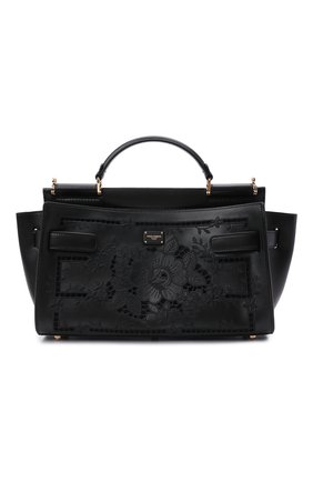 Женская сумка sicily mini DOLCE & GABBANA черного цвета по цене 169500 руб., арт. BB7124/AY206 | Фото 1 Женская сумка sicily mini DOLCE & GABBANA черного цвета, арт. BB7124/AY206 | Фото 1 (Материал: Натуральная кожа; Ремень/цепочка: На ремешке; Размер: mini; Сумки-технические: Сумки top-handle)