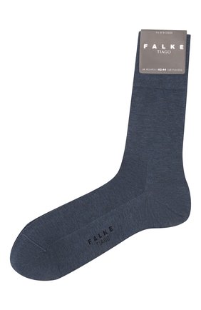 Мужские хлопковые носки FALKE синего цвета, арт. 14662.. | Фото 1 (Материал внешний: Хлопок; Кросс-КТ: бельё)