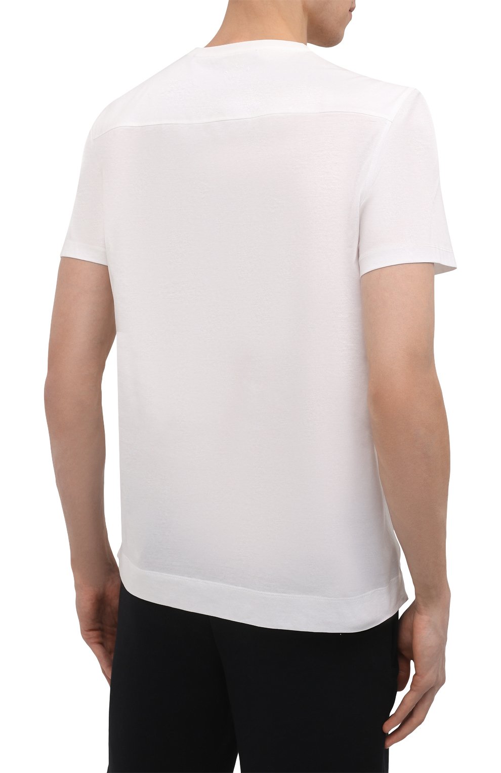 Мужская хлопковая футболка LIMITATO белого цвета, арт. MAKE UP/T-SHIRT | Фото 4 (Рукава: Короткие; Длина (для топов): Стандартные; Стили: Гранж; Принт: С принтом; Материал внешний: Хлопок)