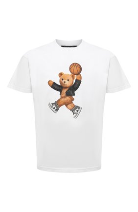 Мужская хлопковая футболка DOMREBEL белого цвета по цене 14400 руб., арт. MJUMPBEAR/0VER TEE | Фото 1 Мужская хлопковая футболка DOMREBEL белого цвета, арт. MJUMPBEAR/0VER TEE | Фото 1 (Длина (для топов): Стандартные; Материал внешний: Хлопок; Рукава: Короткие; Принт: С принтом; Стили: Гранж)