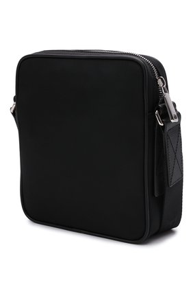 Мужская сумка faara BALLY черного цвета, арт. 595809/21397 | Фото 4 (Материал: Натуральная кожа, Текстиль; Ремень/цепочка: На ремешке; Размер: small)