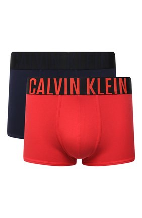 Мужские комплект из двух боксеров CALVIN KLEIN разноцветного цвета, арт. NB2602A | Фото 1 (Кросс-КТ: бельё; Материал внешний: Хлопок; Мужское Кросс-КТ: Трусы)