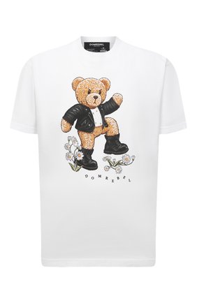 Мужская хлопковая футболка DOMREBEL белого цвета по цене 14400 руб., арт. MST0MP/0VER TEE | Фото 1 Мужская хлопковая футболка DOMREBEL белого цвета, арт. MST0MP/0VER TEE | Фото 1 (Рукава: Короткие; Длина (для топов): Стандартные; Материал внешний: Хлопок; Принт: С принтом; Стили: Гранж)