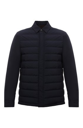 Мужская пуховая куртка ERMENEGILDO ZEGNA темно-синего цвета по цене 218500 руб., арт. UWT35/W114B | Фото 1 Мужская пуховая куртка ERMENEGILDO ZEGNA темно-синего цвета, арт. UWT35/W114B | Фото 1 (Длина (верхняя одежда): Короткие; Материал утеплителя: Пух и перо; Рукава: Длинные; Материал подклада: Синтетический материал; Материал внешний: Синтетический материал; Кросс-КТ: Куртка; Стили: Классический; Региональные ограничения белый список (Axapta Mercury): RU; Мужское Кросс-КТ: Куртка-верхняя одежда)