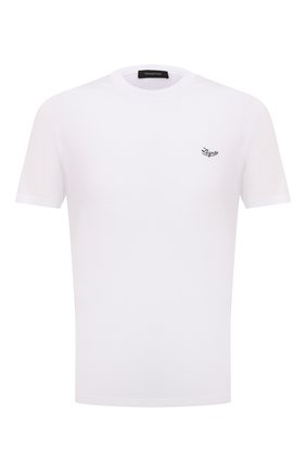 Мужская хлопковая футболка ERMENEGILDO ZEGNA белого цвета по цене 33350 руб., арт. UZ526/707R | Фото 1 Мужская хлопковая футболка ERMENEGILDO ZEGNA белого цвета, арт. UZ526/707R | Фото 1 (Материал внешний: Хлопок; Длина (для топов): Стандартные; Рукава: Короткие; Принт: Без принта; Стили: Кэжуэл)