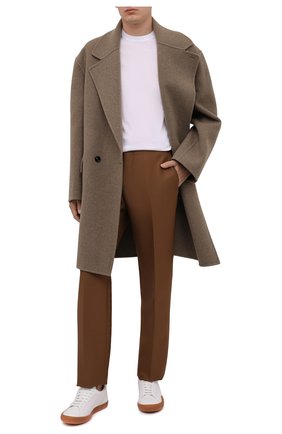 Мужская хлопковая футболка ERMENEGILDO ZEGNA белого цвета по цене 33350 руб., арт. UZ526/707R | Фото 2 Мужская хлопковая футболка ERMENEGILDO ZEGNA белого цвета, арт. UZ526/707R | Фото 2 (Материал внешний: Хлопок; Длина (для топов): Стандартные; Рукава: Короткие; Принт: Без принта; Стили: Кэжуэл)