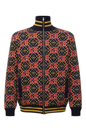 Мужской шерстяной кардиган GUCCI разноцветного цвета по цене 218500 руб., арт. 675998/XKB4V | Фото 1 Мужской шерстяной кардиган GUCCI разноцветного цвета, арт. 675998/XKB4V | Фото 1 (Рукава: Длинные; Материал внешний: Шерсть; Длина (для топов): Стандартные; Материал подклада: Синтетический материал; Мужское Кросс-КТ: Кардиган-одежда; Стили: Кэжуэл; Региональные ограничения белый список (Axapta Mercury): RU)