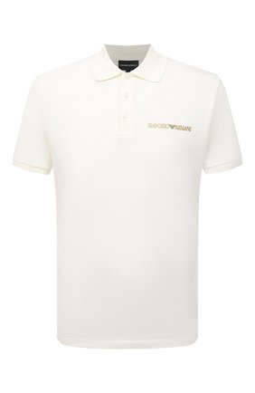 Мужское хлопковое поло EMPORIO ARMANI белого цвета по цене 24350 руб., арт. 3L1F8P/1JX5Z | Фото 1 Мужское хлопковое поло EMPORIO ARMANI белого цвета, арт. 3L1F8P/1JX5Z | Фото 1 (Материал внешний: Хлопок; Длина (для топов): Стандартные; Рукава: Короткие; Застежка: Пуговицы; Стили: Кэжуэл)