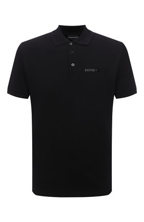 Мужское хлопковое поло EMPORIO ARMANI черного цвета по цене 24350 руб., арт. 3L1F8P/1JX5Z | Фото 1 Мужское хлопковое поло EMPORIO ARMANI черного цвета, арт. 3L1F8P/1JX5Z | Фото 1 (Рукава: Короткие; Материал внешний: Хлопок; Длина (для топов): Стандартные; Застежка: Пуговицы; Стили: Кэжуэл; Региональные ограничения белый список (Axapta Mercury): RU)