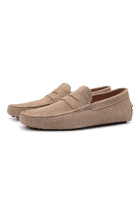 Мужские замшевые мокасины TOD’S бежевого цвета по цене 49700 руб., арт. XXM64C0064097S | Фото 1 Мужские замшевые мокасины TOD’S бежевого цвета, арт. XXM64C0064097S | Фото 1 (Материал внутренний: Натуральная кожа; Материал внешний: Кожа, Замша; Стили: Кэжуэл)