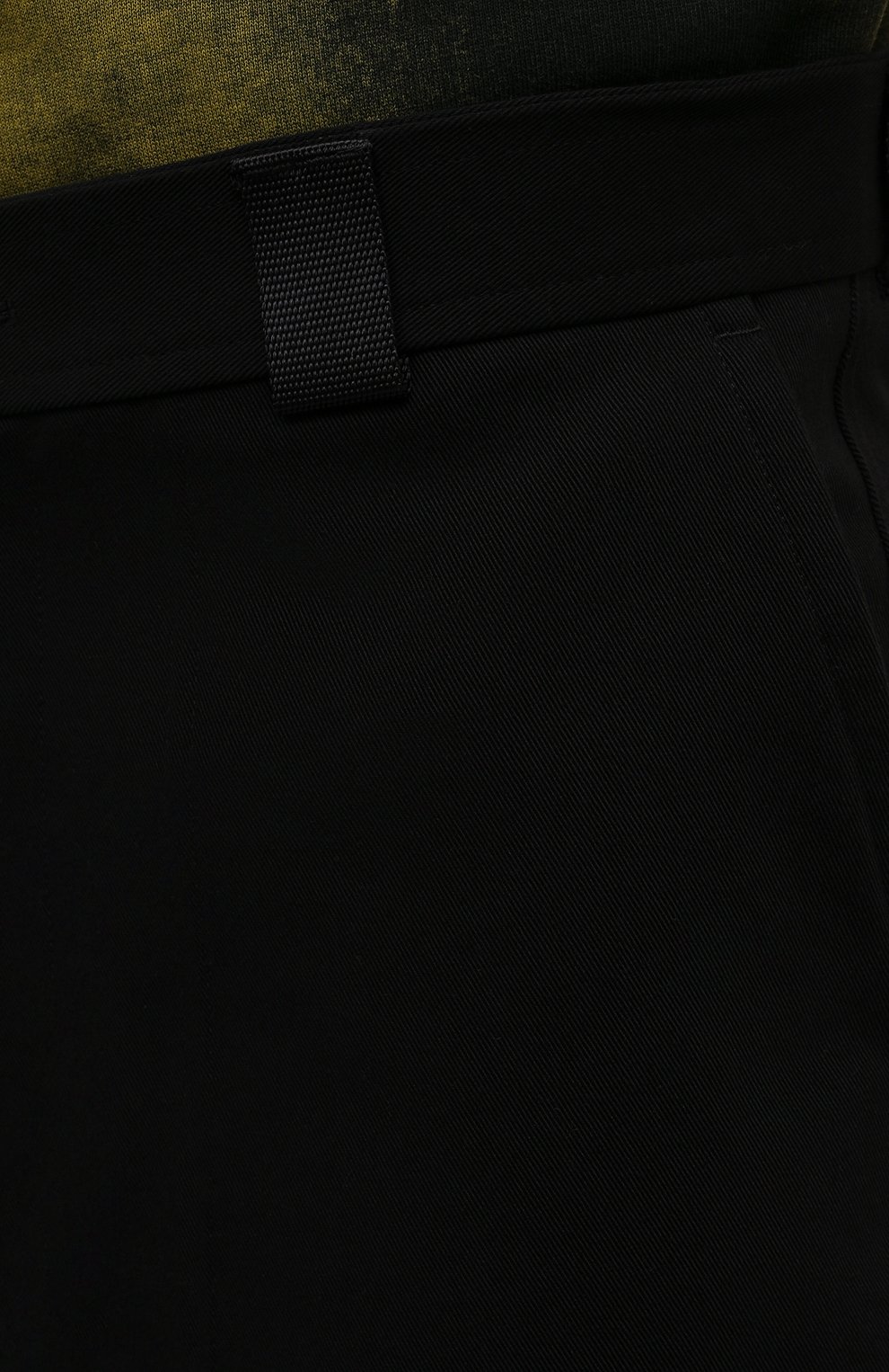 Мужские хлопковые шорты ALEXANDER MCQUEEN черного цвета, арт. 671881/QSS22 | Фото 5 (Случай: Повседневный; Длина Шорты М: Ниже колена; Стили: Гранж; Материал внешний: Хлопок)