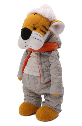 Детского игрушка тигр CAROLON оранжевого цвета, арт. ТГ-021_40Сер | Фото 2 (Материал: Текстиль)