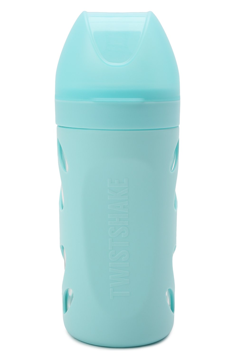 Детского стеклянная антиколиковая бутылка TWISTSHAKE голубого цвета, арт. 78583 | Фото 1 (Кросс-КТ НВ: Бутылочки)